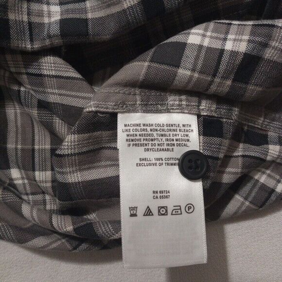 Columbia Men's Medium Shirt New With Tags Plaid Long Sleeve Button‎ Up - Picture 8 of 9